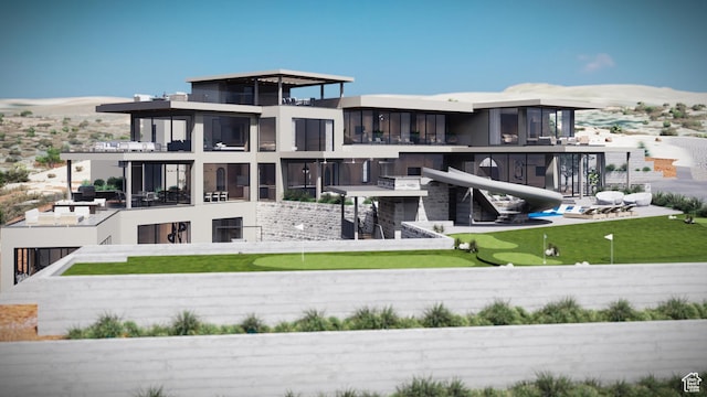 1272 N Hillside Way, Santa Clara, UT 84765 - exterior space featuring a mountain view