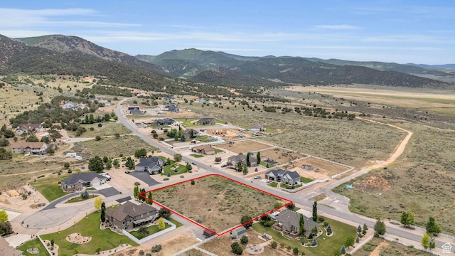 19680 S Lariat, Birdseye, UT 84629 - drone / aerial view featuring a mountain view