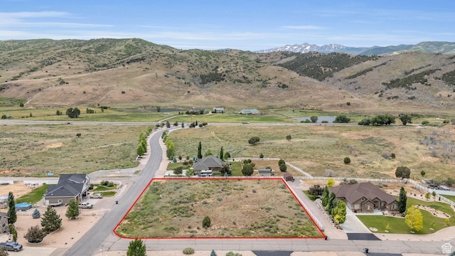 19680 S Lariat, Birdseye, UT 84629 - drone / aerial view featuring a rural view and a mountain view