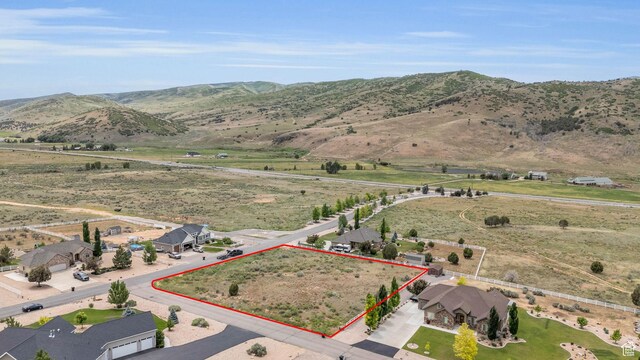 19680 S Lariat, Birdseye, UT 84629 - bird's eye view featuring a mountain view and a rural view