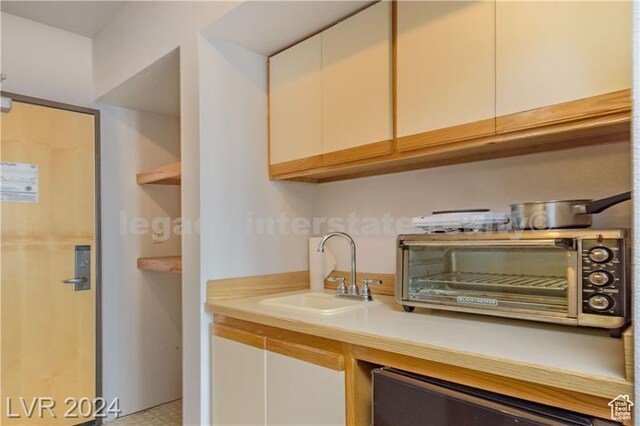 223 Hunter Ridge Rd Unit B303, Brian Head, UT 84719 - kitchen with white cabinetry, sink, and dishwashing machine
