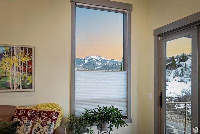 1310 Mellow Rd, Park City, UT 84060 - doorway featuring a mountain view