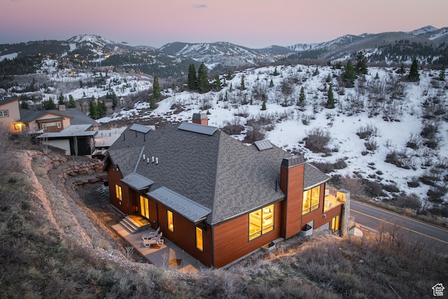 1310 Mellow Rd, Park City, UT 84060 - aerial view featuring a mountain view