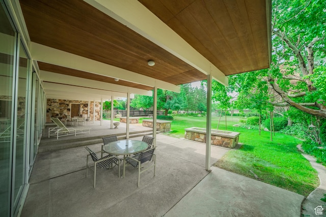975 N 1600 E, Logan, UT 84321 - view of patio / terrace featuring outdoor dining area