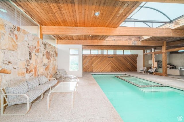 975 N 1600 E, Logan, UT 84321 - view of swimming pool with a pool with connected hot tub