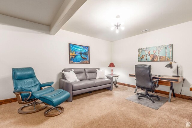 14160 N Council Fire Trl, Heber City, UT 84032 - carpeted office space featuring baseboards