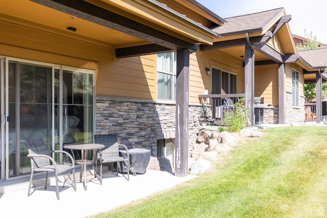 14160 N Council Fire Trl, Heber City, UT 84032 - view of patio with area for grilling