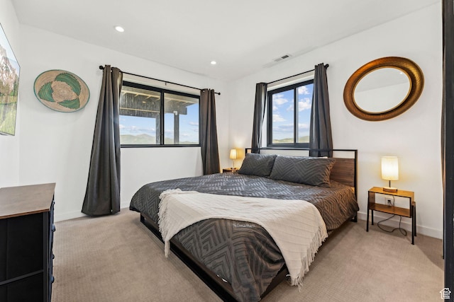6387 Silver Sage Dr, Park City, UT 84098 - bedroom featuring light carpet