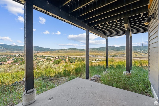6387 Silver Sage Dr, Park City, UT 84098 - view of patio with a mountain view and a rural view