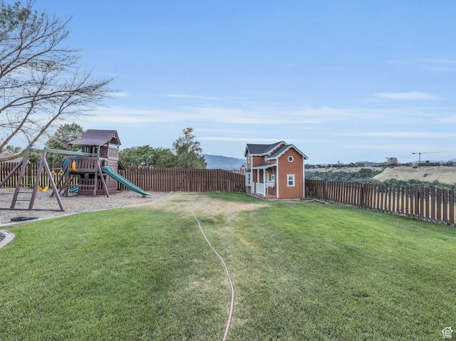 327 N 1430 E, Logan, UT 84321 - view of yard featuring a playground