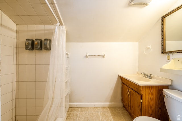 89 W 100 S, Kanab, UT 84741 - bathroom with vanity, tile patterned flooring, and toilet