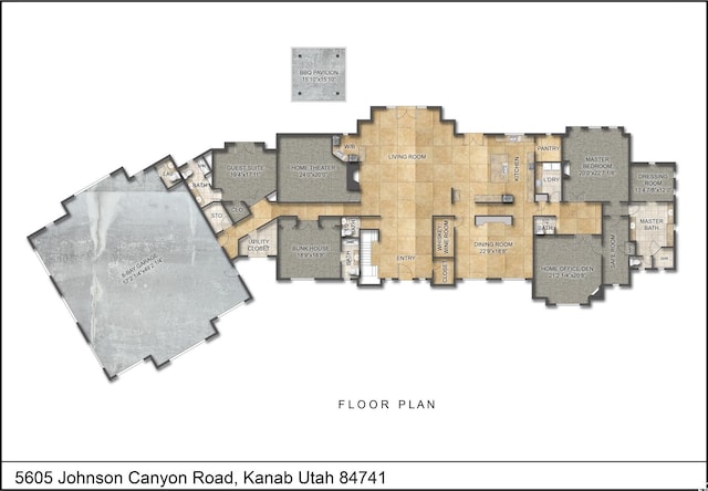 5605 N Johnson Canyon Rd, Kanab, UT 84741 - room layout