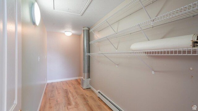 401 N Fairgrounds Rd, Price, UT 84501 - walk in closet featuring hardwood / wood-style flooring