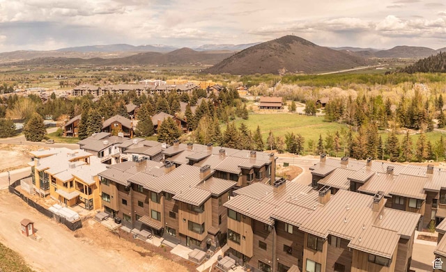 3599 Ridgeline Dr Unit 2, Park City, UT 84098 - aerial view with a mountain view