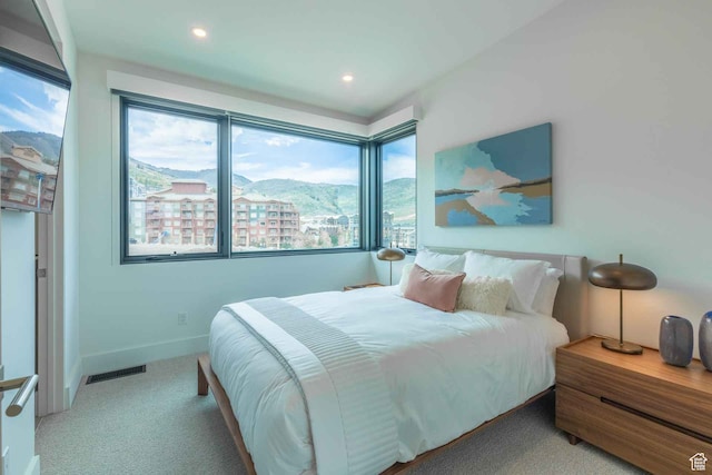 3599 Ridgeline Dr Unit 2, Park City, UT 84098 - carpeted bedroom featuring a mountain view