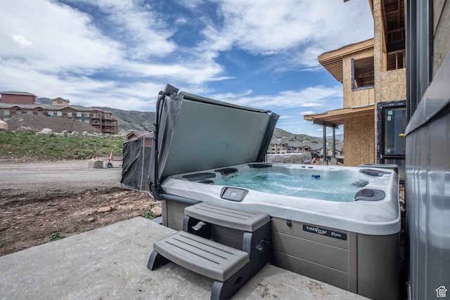 3599 Ridgeline Dr Unit 2, Park City, UT 84098 - view of patio with a hot tub