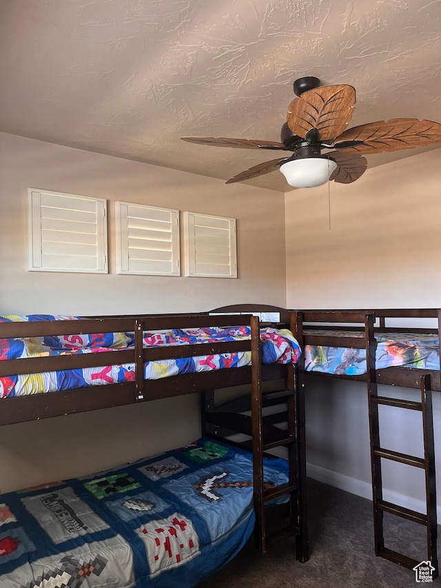650 N Red Stone Rd Unit 22, Washington, UT 84780 - bedroom with carpet, baseboards, and ceiling fan