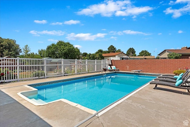 1154 W 1700 S, Syracuse, UT 84075 - view of swimming pool featuring a patio, a fenced backyard, and a fenced in pool