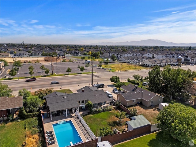 1154 W 1700 S, Syracuse, UT 84075 - aerial view with a residential view and a mountain view