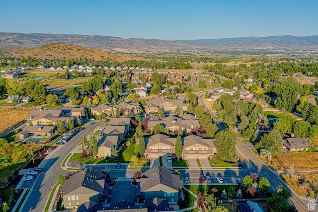 1120 N 520 W Unit 1, Midway, UT 84049 - drone / aerial view with a residential view and a mountain view