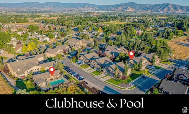 1120 N 520 W Unit 1, Midway, UT 84049 - bird's eye view with a residential view and a mountain view