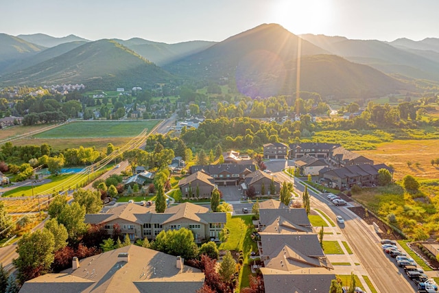 1120 N 520 W Unit 1, Midway, UT 84049 - aerial view featuring a residential view and a mountain view