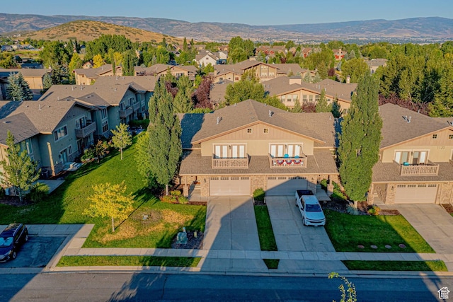 1120 N 520 W Unit 1, Midway, UT 84049 - aerial view featuring a residential view and a mountain view