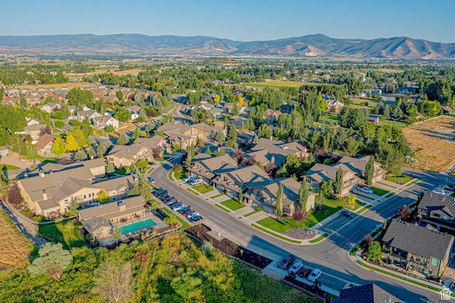 1120 N 520 W Unit 1, Midway, UT 84049 - drone / aerial view with a residential view and a mountain view