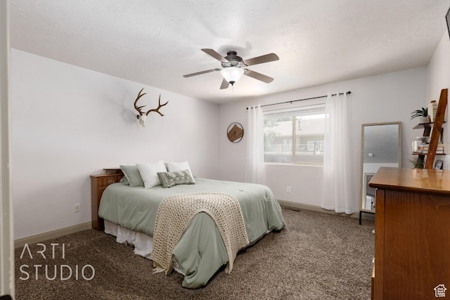 267 N 250 W, La Verkin, UT 84745 - bedroom with carpet, baseboards, and a textured ceiling