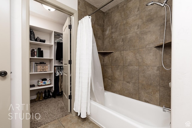 267 N 250 W, La Verkin, UT 84745 - bathroom with tile patterned flooring and shower / tub combo with curtain