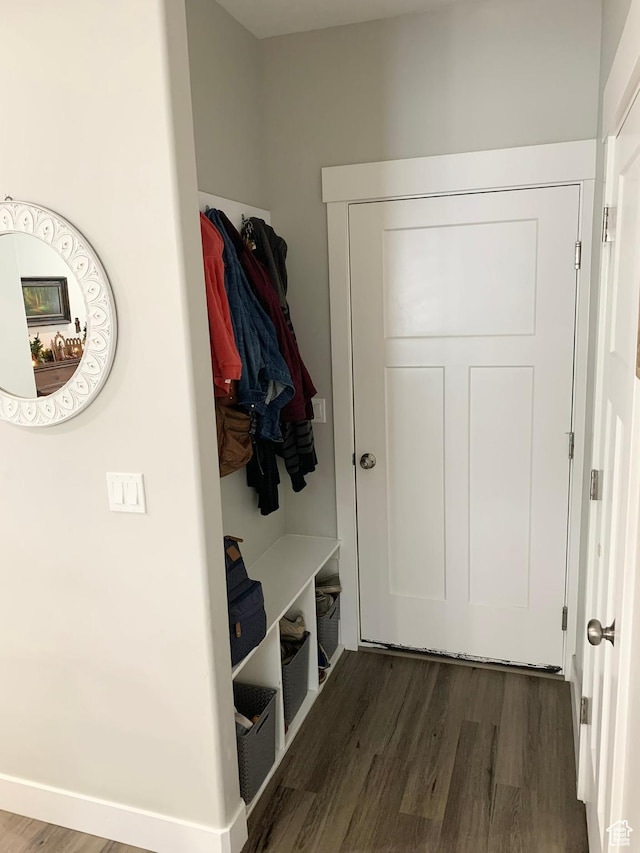 1999 E Abbey Way, Eagle Mountain, UT 84005 - mudroom with dark wood finished floors