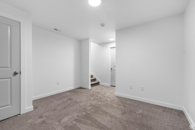 1791 N 180 E, Heber City, UT 84032 - carpeted spare room with baseboards and stairs
