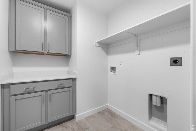 1791 N 180 E, Heber City, UT 84032 - laundry area featuring hookup for an electric dryer, cabinet space, hookup for a washing machine, and baseboards