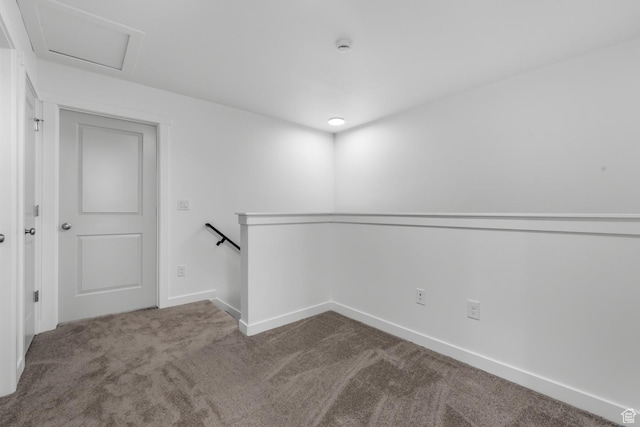1791 N 180 E, Heber City, UT 84032 - carpeted empty room featuring baseboards and attic access