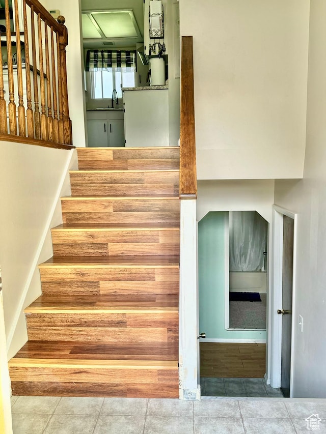 805 E 2910 S, Vernal, UT 84078 - stairs with tile patterned flooring