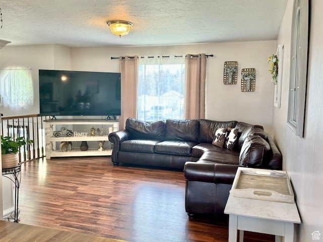 805 E 2910 S, Vernal, UT 84078 - living room with a textured ceiling and wood finished floors