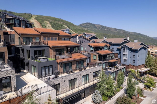 1271 Lowell Ave Unit B-103, Park City, UT 84060 - exterior space featuring a mountain view and a residential view