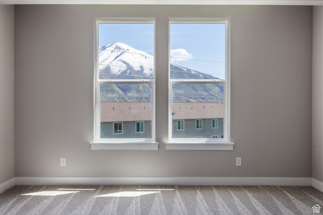 1072 S 2760 E, Spanish Fork, UT 84660 - carpeted empty room with a mountain view and a healthy amount of sunlight