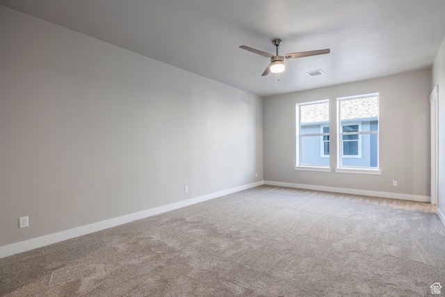 1068 S 2760 E, Spanish Fork, UT 84660 - carpeted empty room featuring ceiling fan