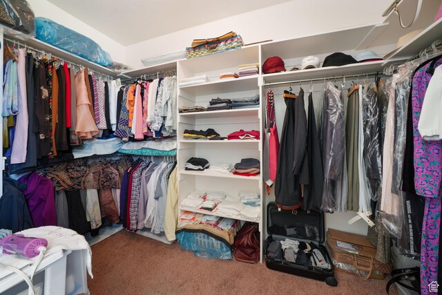 1566 E 300 S, Pleasant Grove, UT 84062 - walk in closet featuring carpet flooring