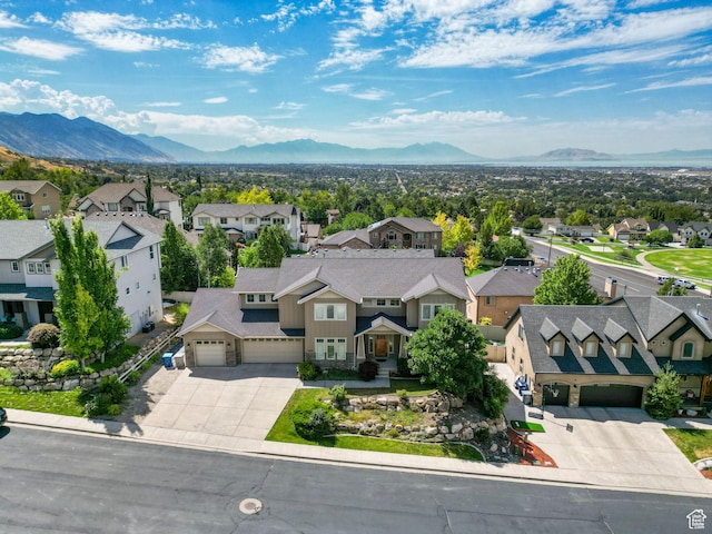 1566 E 300 S, Pleasant Grove, UT 84062 - drone / aerial view with a residential view and a mountain view