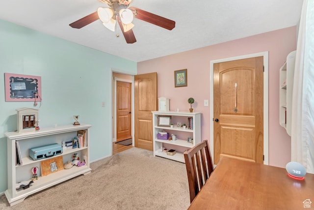 751 W 3500 N, Pleasant View, UT 84414 - carpeted office with ceiling fan