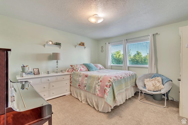 751 W 3500 N, Pleasant View, UT 84414 - bedroom with light carpet and a textured ceiling