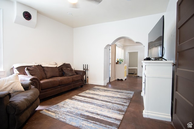 view of living room