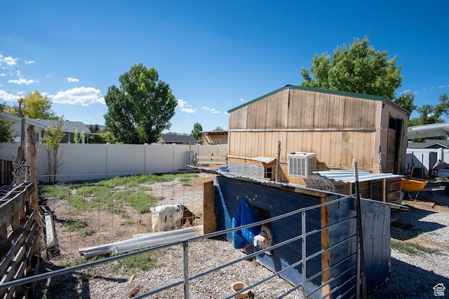 exterior space with central AC unit