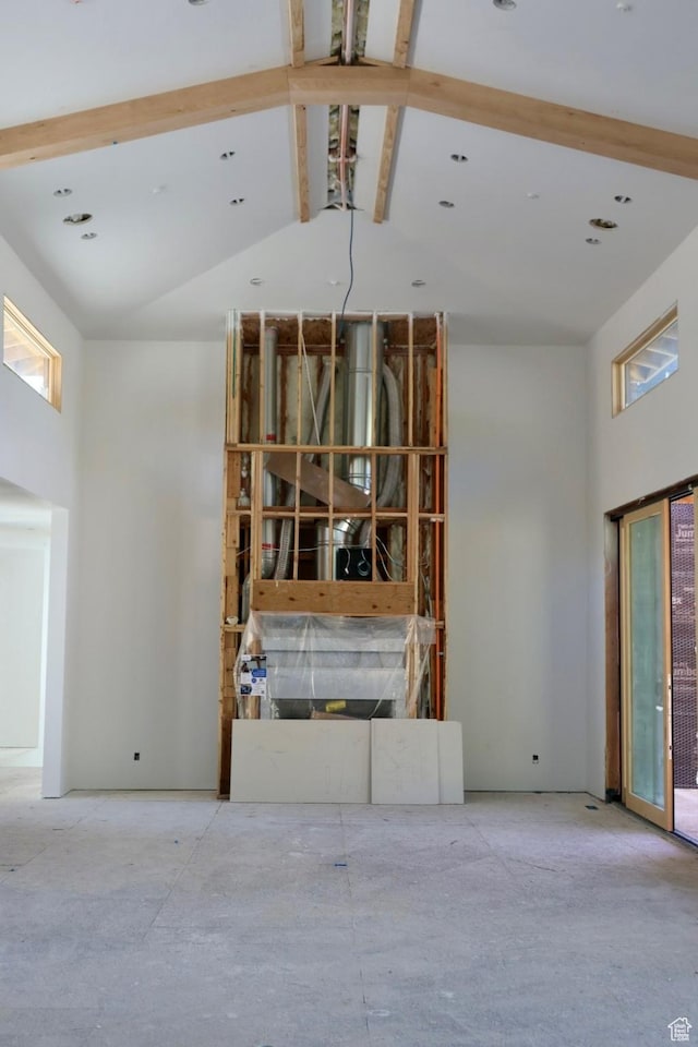 1771 N Chimney Rock Rd Unit 521, Heber City, UT 84032 - unfurnished living room featuring a high ceiling