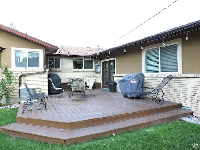 325 N 100 W, Delta, UT 84624 - wooden deck featuring outdoor dining area and area for grilling