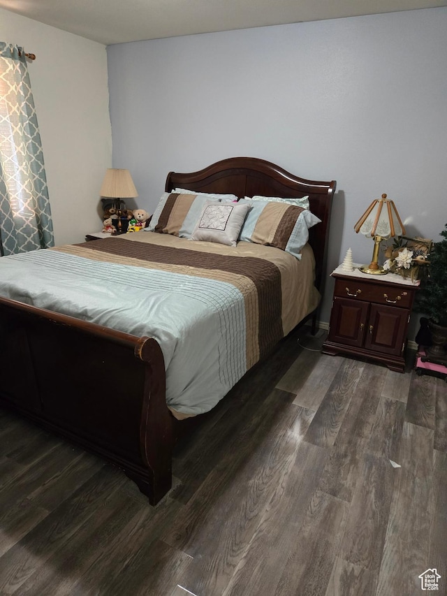 136 S 200 W, Wellsville, UT 84339 - bedroom with dark wood finished floors