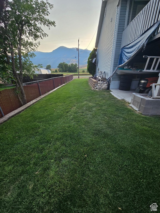 136 S 200 W, Wellsville, UT 84339 - view of yard with a mountain view