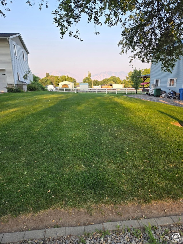 136 S 200 W, Wellsville, UT 84339 - view of yard with fence